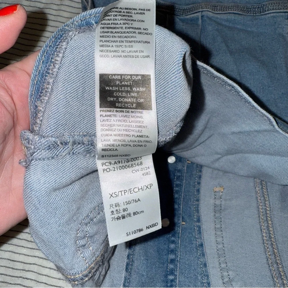 NWT Levi’s Denim Vest xsmall - Picture 6 of 6